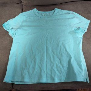 Classic-Fit Cotton-Blend T-Shirt, Wild Mint, size 8